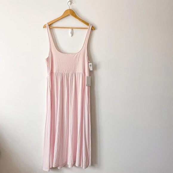 Aritzia Wilfred  NWT Market Midi Dress in Talc Pink Size 2XL - Picture 8 of 10